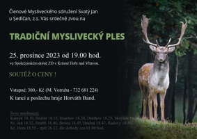 25 pozvánka ples 2023