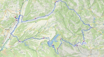 20240614 Lac de Sainte-Croix, levý Grand Canyon