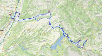20240615 Lac de Sainte-Croix a pravý Grand Canyon du Verdon